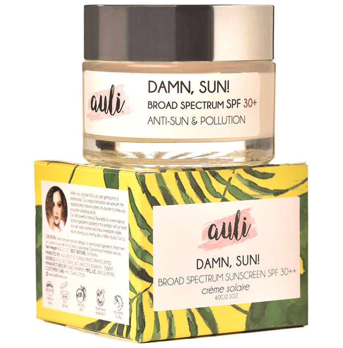 Auli Damn, Sun! Broad Spectrum Sunscreen SPF 30++ Anti-Sun & Pollution