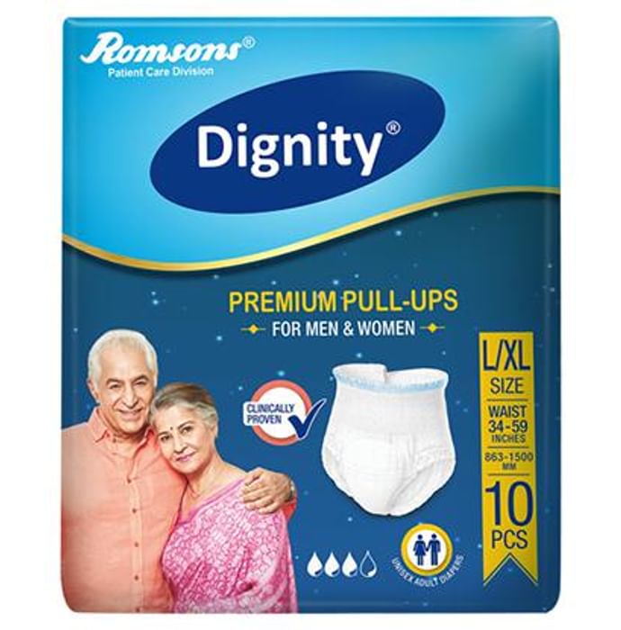 Dignity Premium Pull-Ups Adult Diaper L-XL