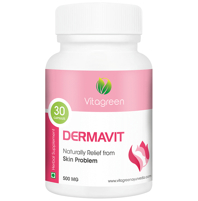 Vitagreen Dermavit 500mg Capsule
