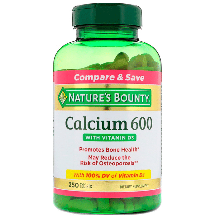 Nature's Bounty Calcium 600 With Vitamin D3 Tablet