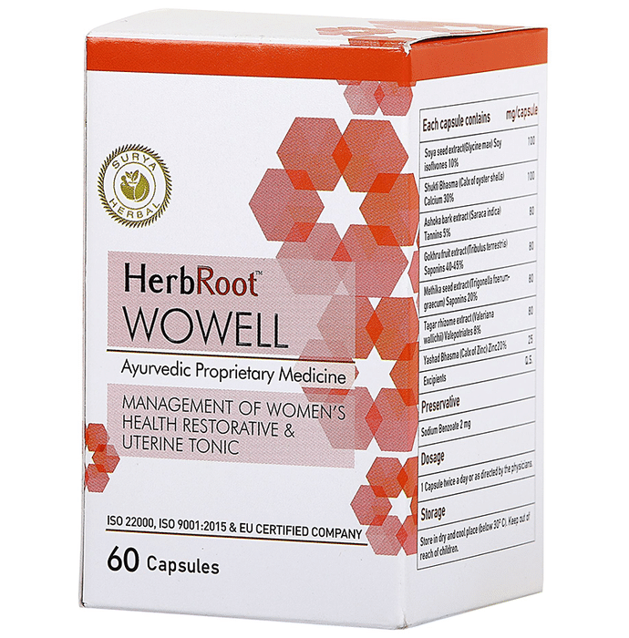 Surya Herbal HerbRoot Wowell Capsule