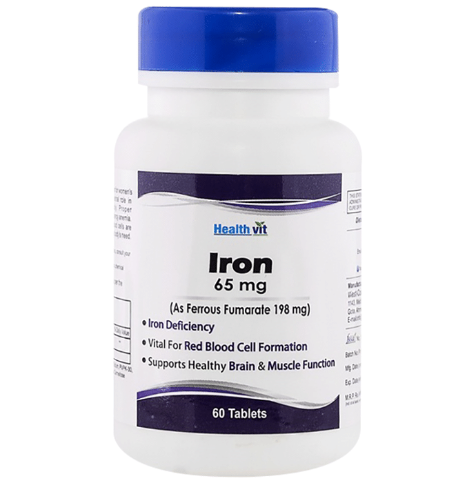 HealthVit Iron 65mg Tablet