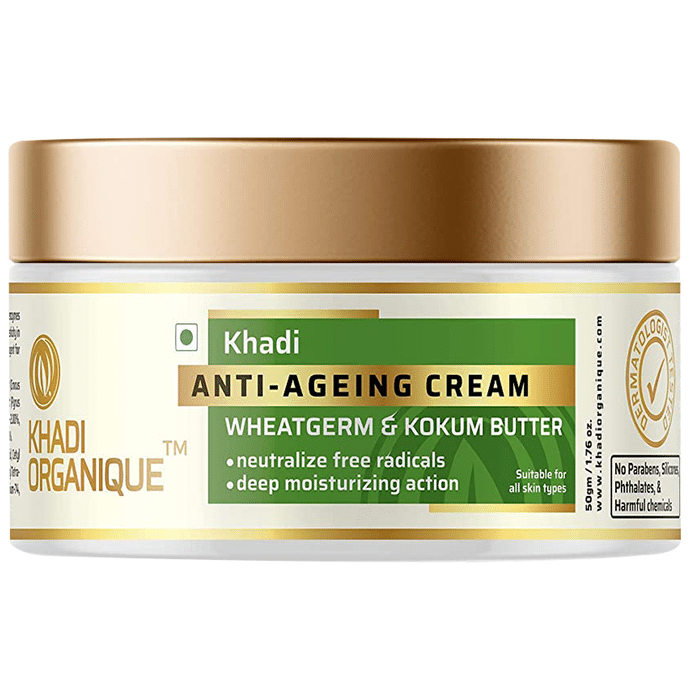 Khadi Organique Anti-Ageing Cream Wheatgerm & Kokum Butter