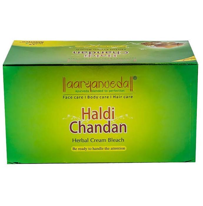 Aryanveda Bleach Haldi Chandan Cream