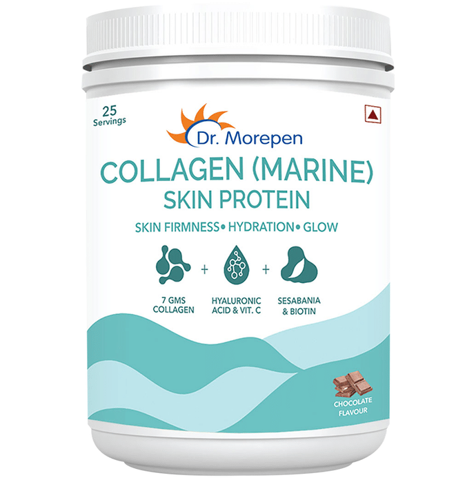 Dr. Morepen Collagen (Marine) Skin Protein Powder Chocolate