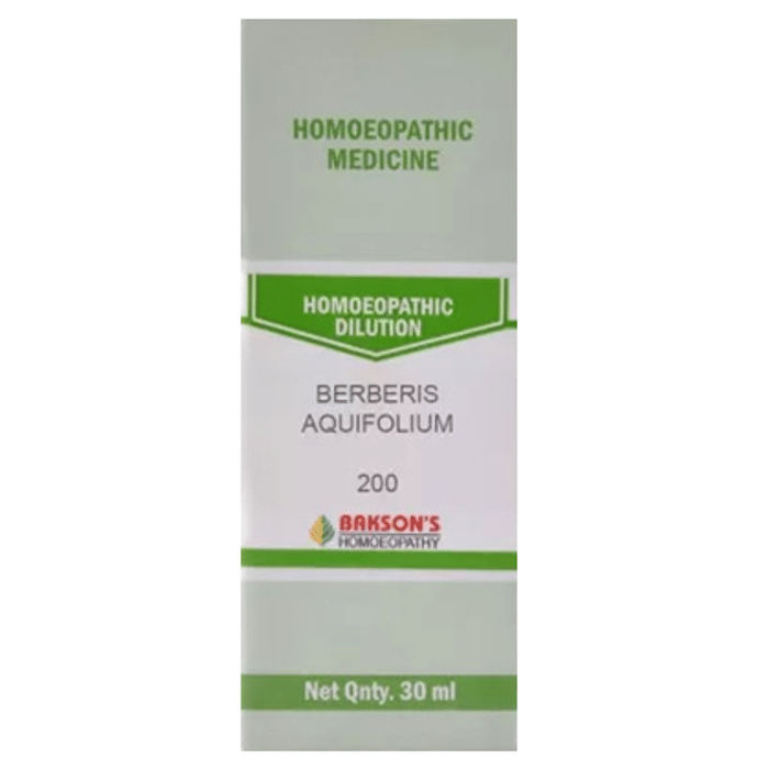 Bakson's Berberis Aquifolium Dilution 200