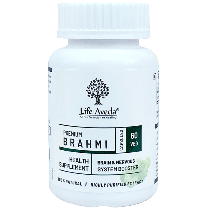 Life Aveda Premium Brahmi Veg Capsule