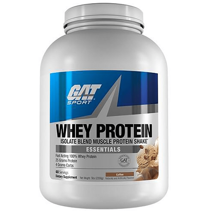 GAT Sport Whey Protein Powder Coffee