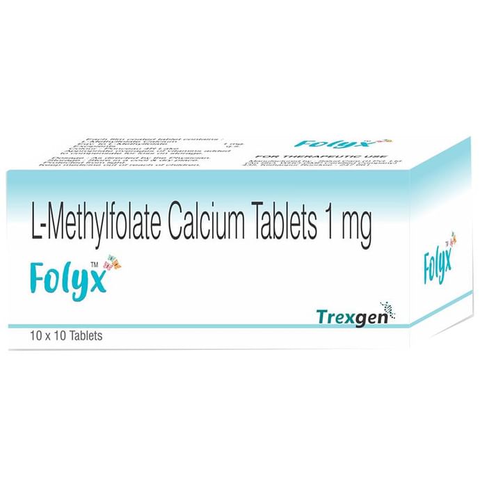 Folyx L-Methylfolate 1mg Tablet