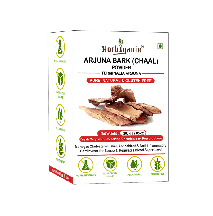 Horbiganix Arjuna Bark (Chaal) Powder