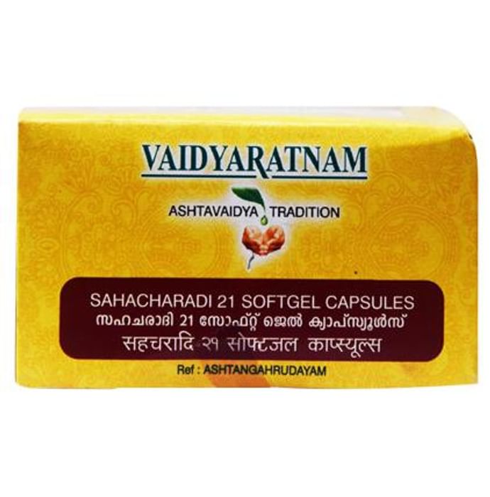 Vaidyaratnam Sahacharadi 21 Soft Gel Capsule