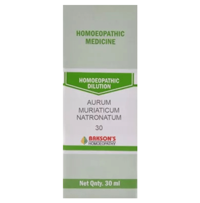 Bakson's Aurum Muriaticum Natronatum Dilution 30