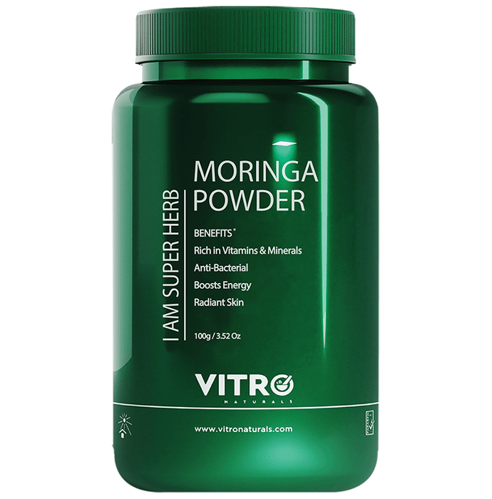 Vitro Naturals I Am Super Herb Moringa Powder for Energy Booster Powder