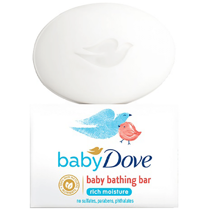Baby Dove Rich Moisture Baby Bathing Bar (75gm Each)