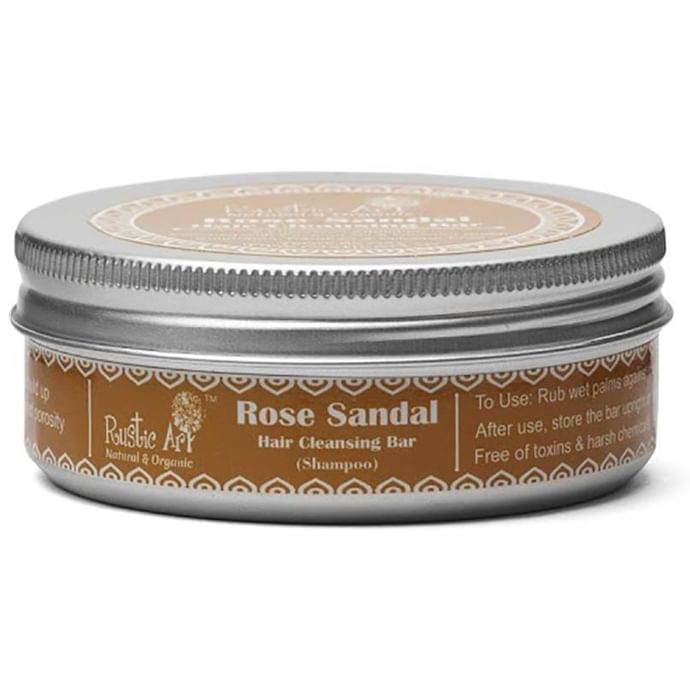 Rustic Art Rose Sandal Hair Cleansing Bar