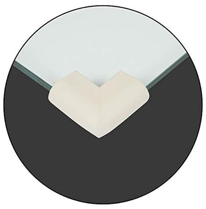 Safe-O-Kid High Density U Shaped Extra Thick Nbr Corner Cushions Large Cream