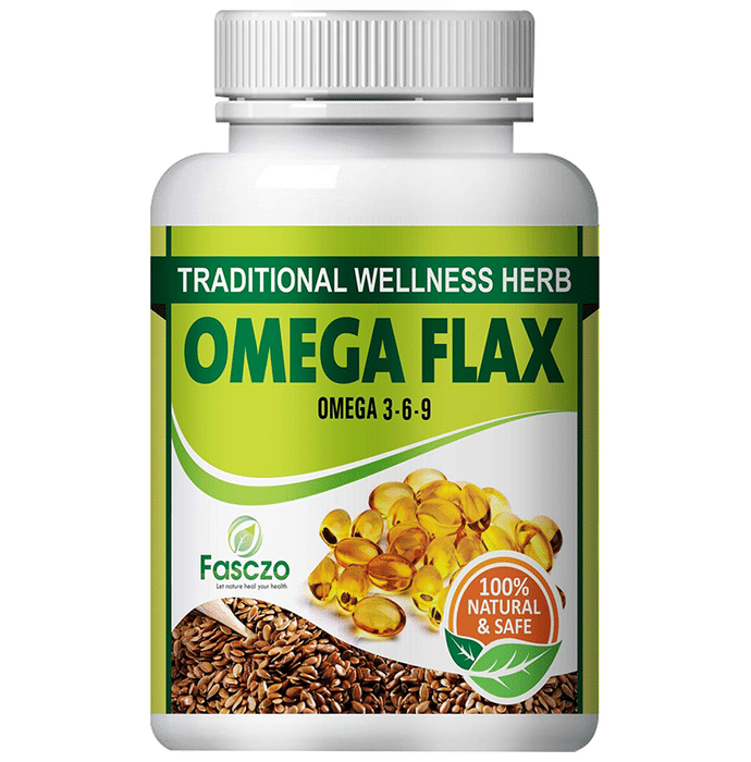 Fasczo Omega Flax 500mg Capsule