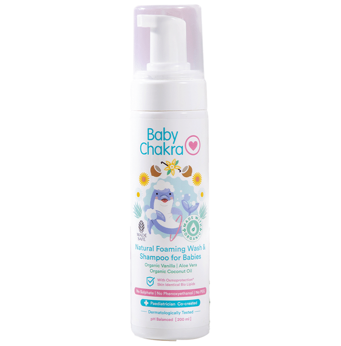 Baby Chakra Natural Foaming Wash & Shampoo for Babies