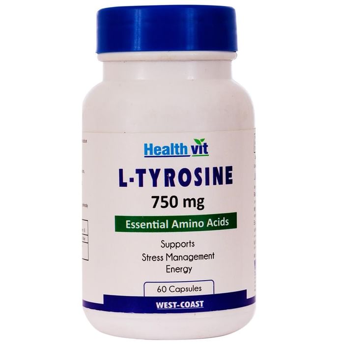 HealthVit L- Tyrosine 750mg Capsule