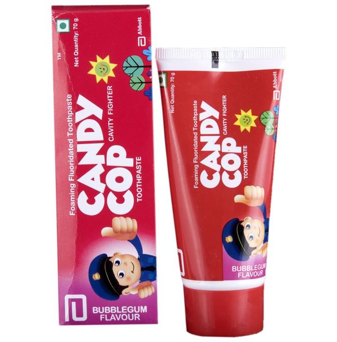 Candy Cop Foaming Fluoridated Toothpaste Bubblegum