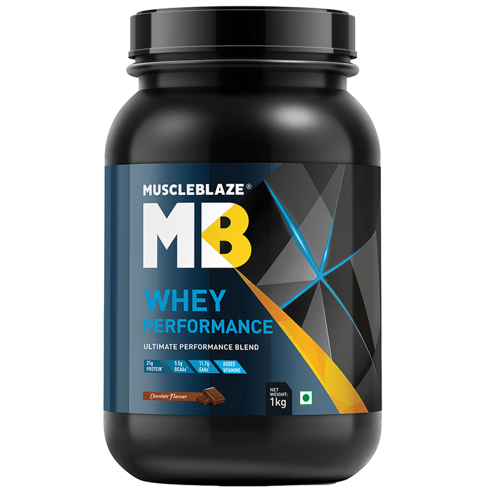MuscleBlaze Chocolate Whey Performance Blend