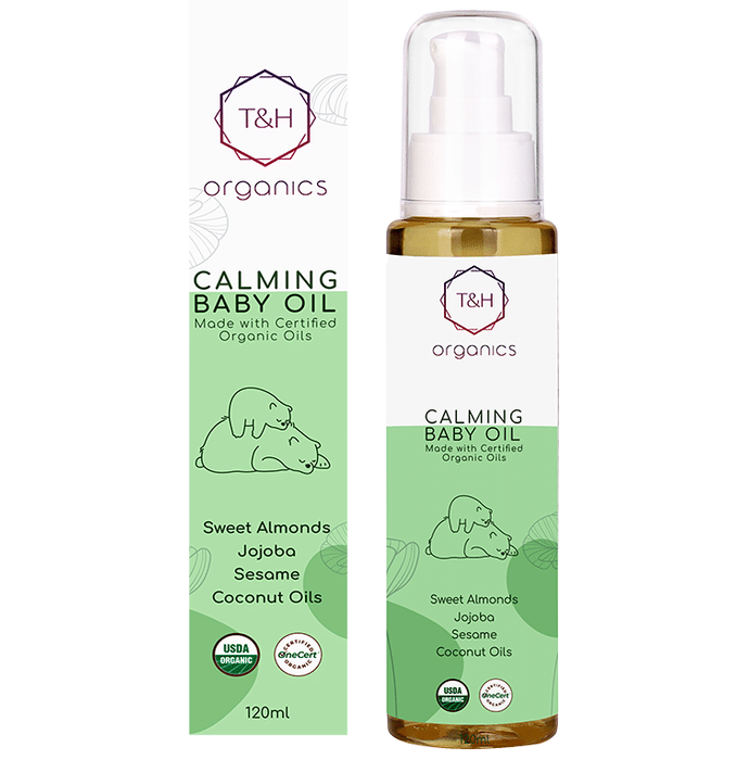 T&H Organics Calming Baby Oil