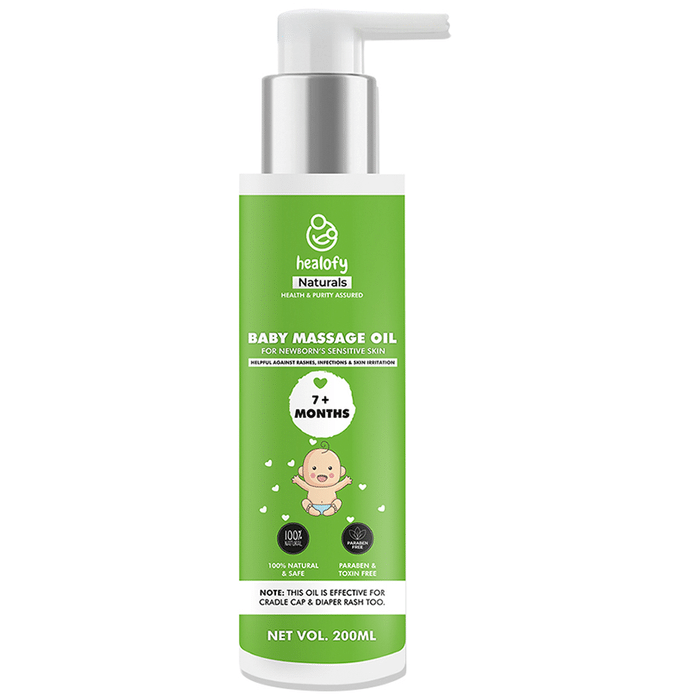 Healofy Naturals Baby Massage Oil 7+ Months