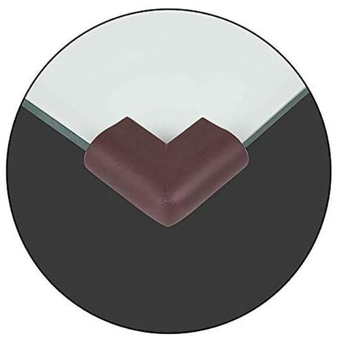 Safe-O-Kid High Density U Shaped Extra Thick Nbr Corner Cushions Large Brown