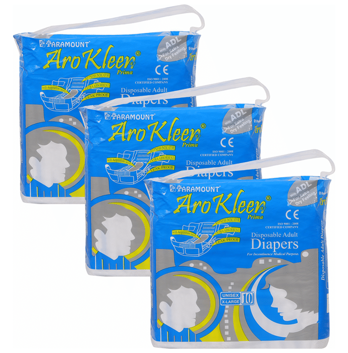 Arokleen Disposable Adult Diaper (10 Each) XL