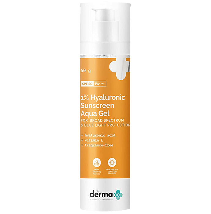 The Derma Co 1% Hyaluronic Sunscreen Aqua Gel