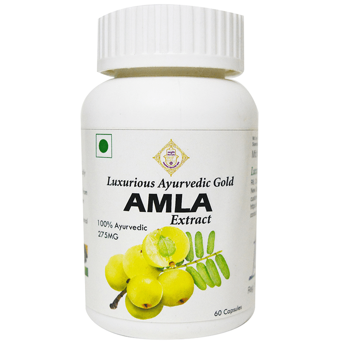 Luxurious Ayurvedic Gold Amla Extract Capsule