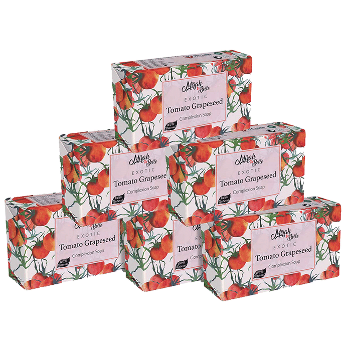 Mirah Belle Tomato Grapeseed Exotic Soap (125gm Each)