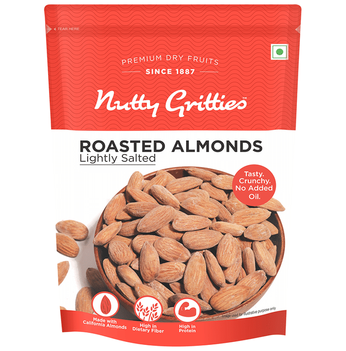 Nutty Gritties Roasted Almonds Lightly Salted