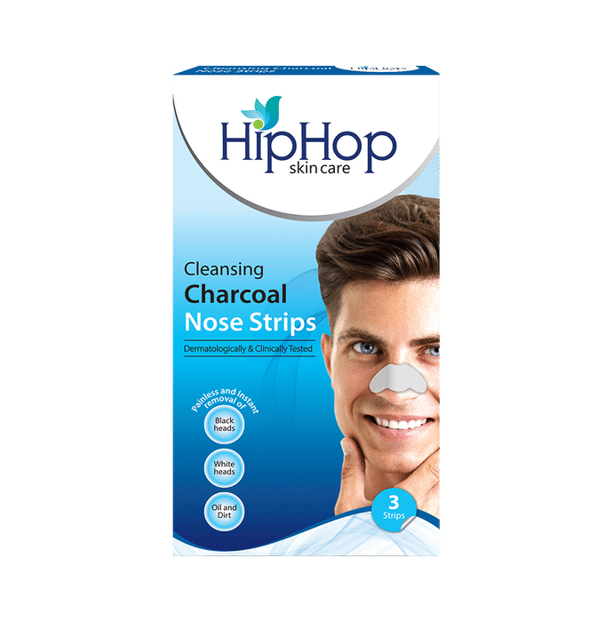 Hiphop Skincare Cleansing Charcoal Nose Strips for Men