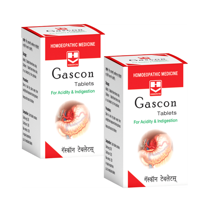 Homeopaths Gascon Tablet (25gm Each)