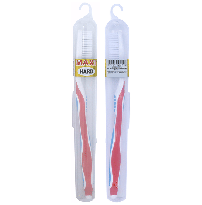 Maxi Candy Hard Toothbrush Travel Pack