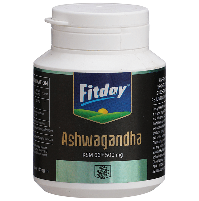 Fitday Ashwagandha KSM66 500mg Capsule
