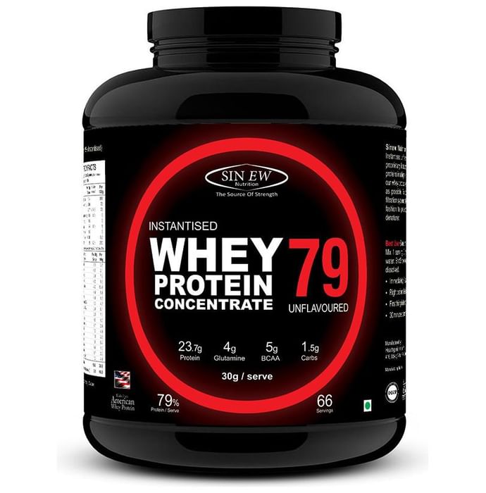 Sinew Nutrition 79% Instantised Raw Whey Protein Powder Unflavoured