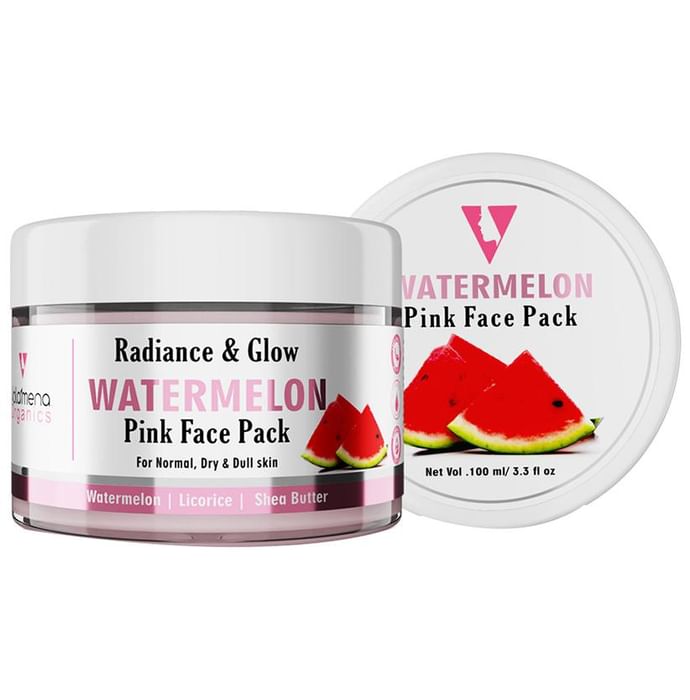 Volamena Organics Radiance & Glow Pink Face Pack Watermelon