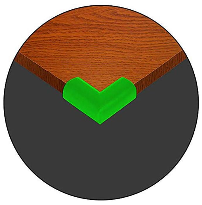 Safe-O-Kid High Density L-Shaped Nbr Corner Cushions Small Green