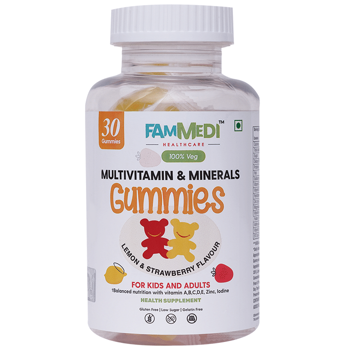 Fammedi Multivitamin & Minerals Gummies Lemon & Strawberry