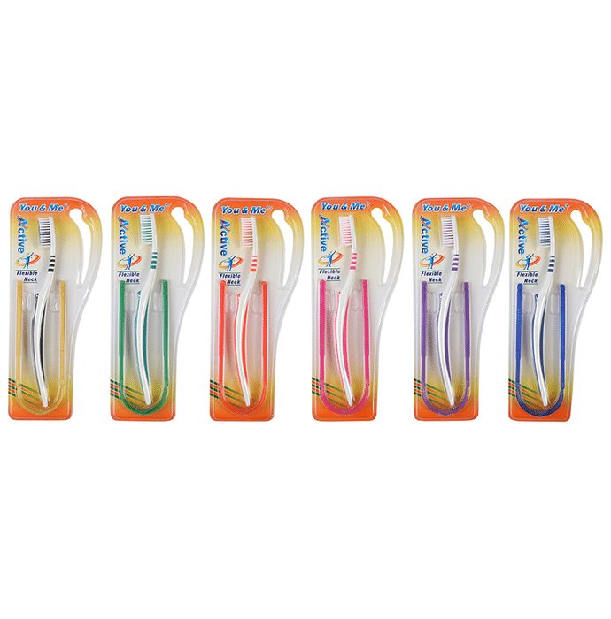 You & Me Active Toothbrush & Tongue Cleaner-Oral Hygiene Kit
