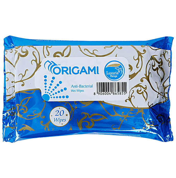 Origami Luxuria Range Anti-Bacterial Wet Wipes