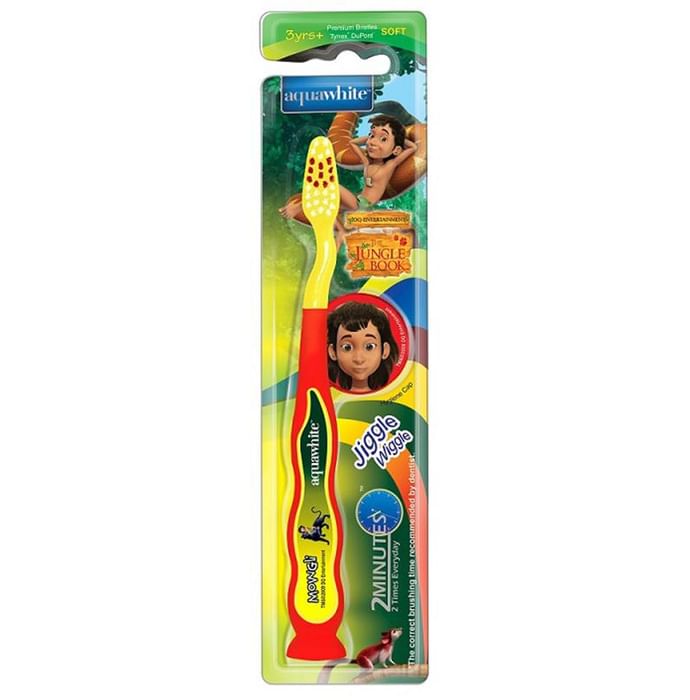 Aquawhite Jiggle Wiggle Toothbrush Red The Jungle Book