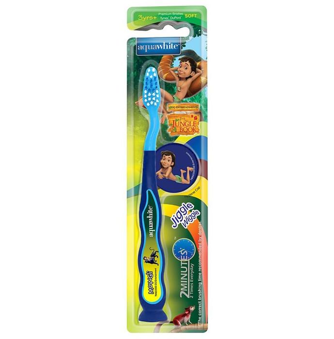 Aquawhite Jiggle Wiggle Toothbrush Blue The Jungle Book