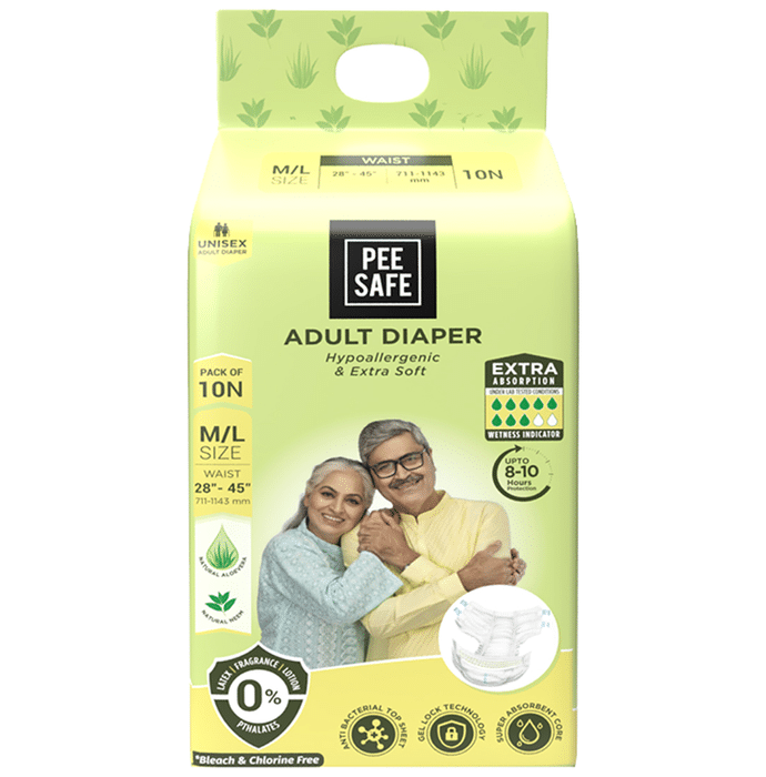 Pee Safe Adult Diaper M-L