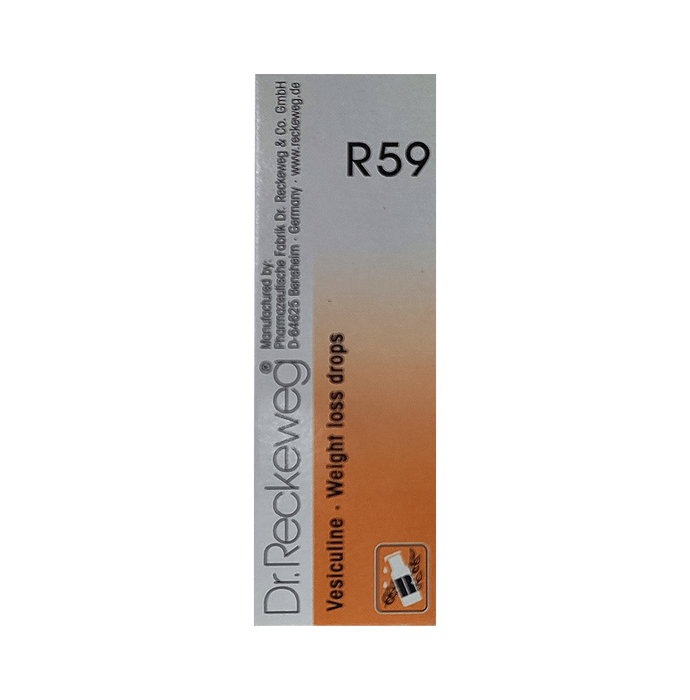 Combo Pack of Dr. Reckeweg R89 Hair Care Drop 30ml & Dr. Reckeweg R59 Weight Loss Drop 22ml