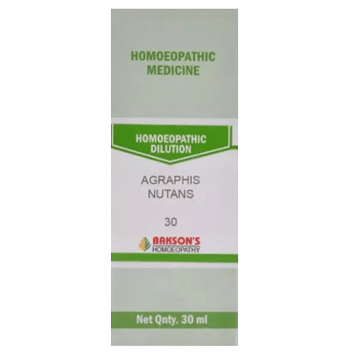 Bakson's Agraphis Nutans Dilution 30