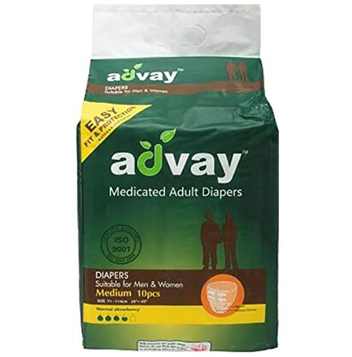 Advay Medicated Adult Diaper Medium