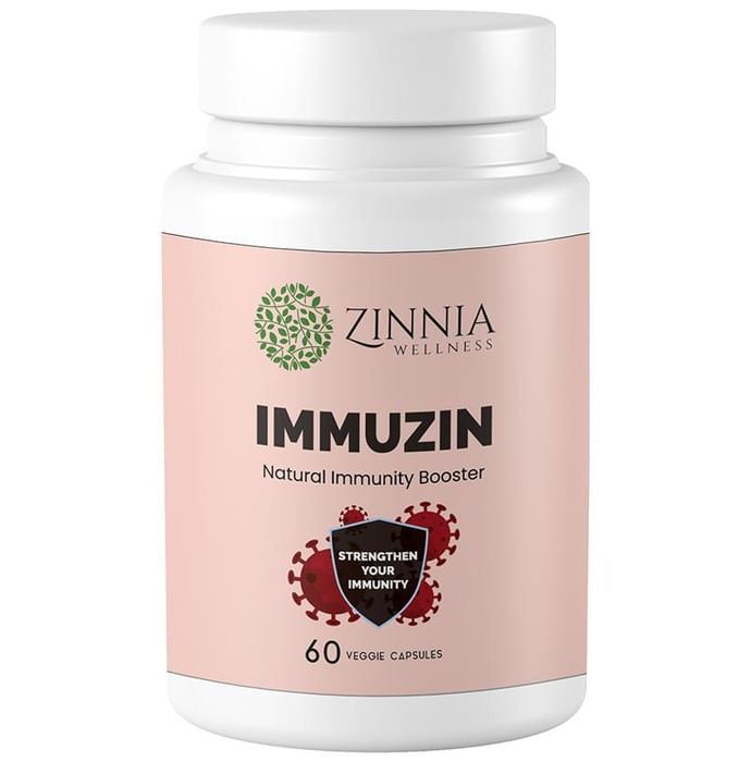Zinnia Wellness Immuzin Natural Immunity Booster Veggie Capsule
